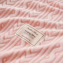 Coral fluff blanket winter thick autumn winter cover blanket is office nap student dormitory female thick cover blanket