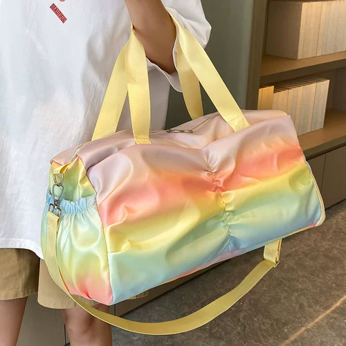 Универсальная спортивная сумка для плавания с разделителями, сумка через плечо для йоги для тренировок, сумка для путешествий