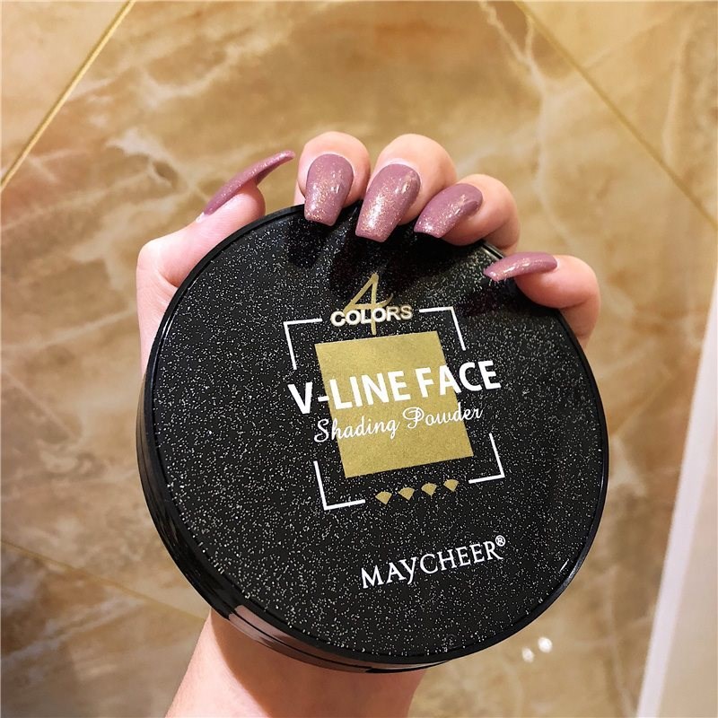 Repair High-gloss one-piece disc Shadow repair disc Li Jiaqi brightening pearlescent nose shadow side shadow powder combination disc Thin face