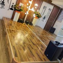 Classroom teaching platform eloquence class lecture platform kindergarten stage steel wood rounded angle bevel movable performance platform