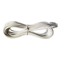 Xinting 2-core multi-strand 6P2C pure copper telephone cable with double crystal heads 2 meters strip white best-selling model