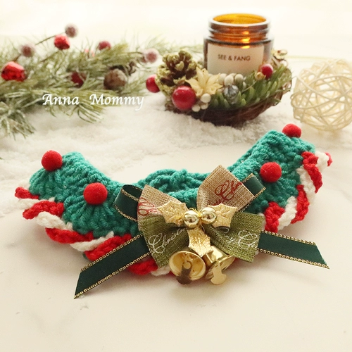 Рождественский чокер, нагрудник, аксессуар, плетеная шапка ручной работы, шарф, наряжаться