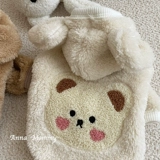 Бархатная куртка для домашних собак кошачья кошка держит теплую осень и зиму