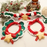 Рождественский чокер, нагрудник, аксессуар, плетеная шапка ручной работы, шарф, наряжаться