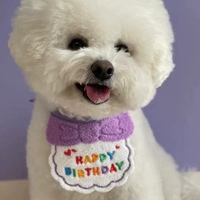 Сиреневый цветной бархатный нагрудник