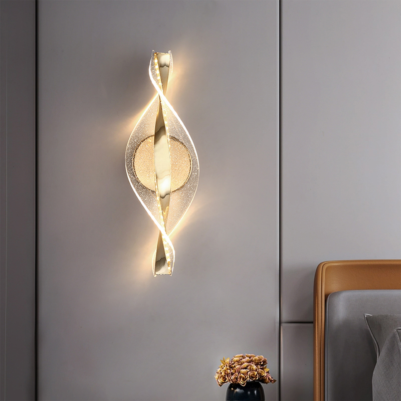 Wall Lamp, Living Room Sofa Background Lamp, Tv Wall Lamp, Corridor Aisle Lamp, Light Luxury Style, Modern Simple Bedroom Bedside Lamp