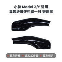 Модель 3/Y настоящий углеродный волокно с парой (кованый черный)