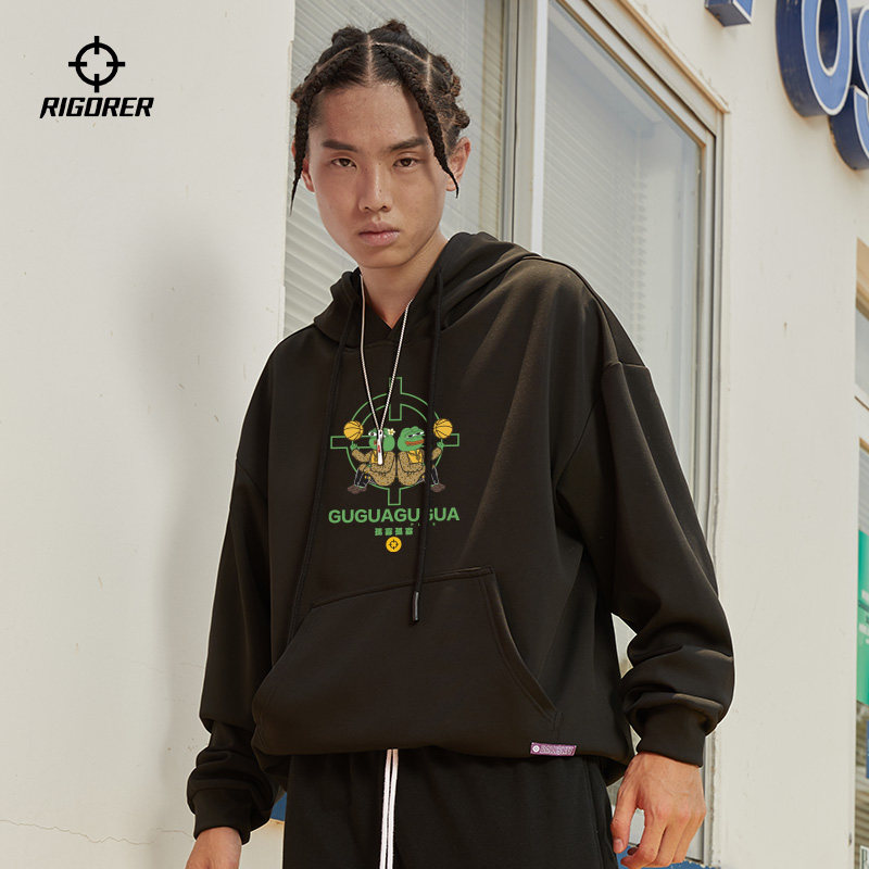 (X Sad Frogs Joint) 2021 New Lone Widowhide Basketball Sports Casual Boomers Hooded Sweatshirt