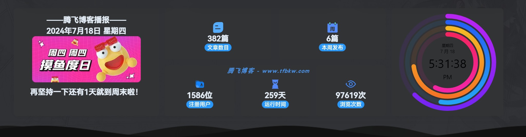 图片[2] - 子比主题 - 首页底部统计小工具