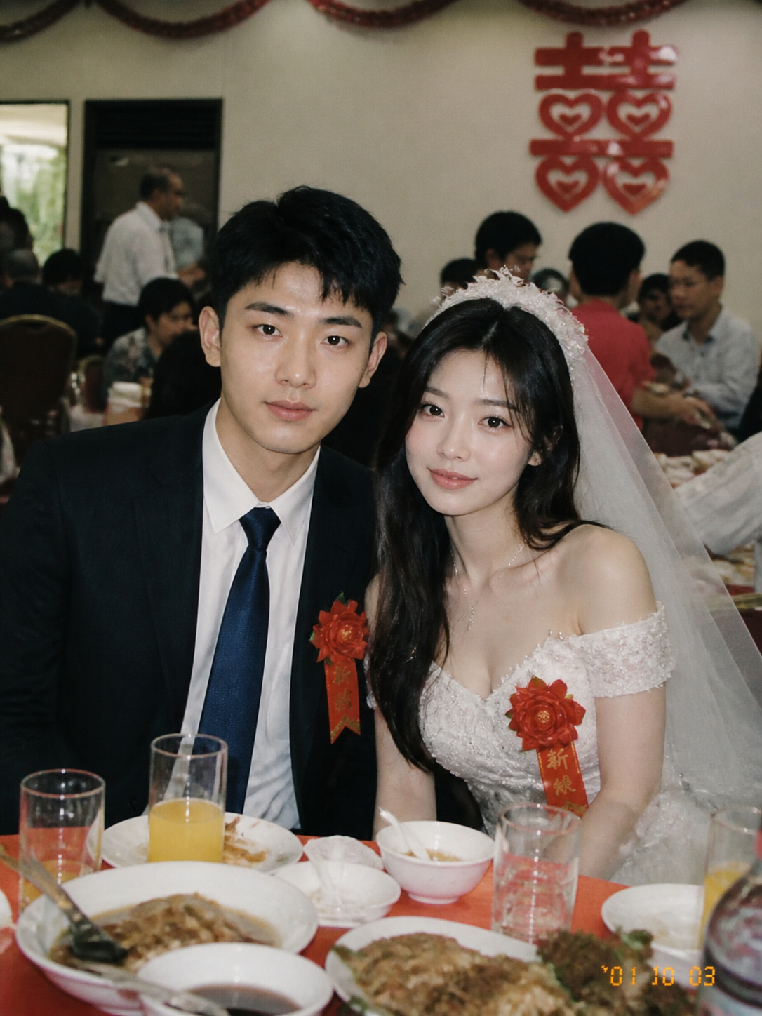 新人结婚一张千禧年