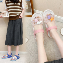 Sandal Women Non-slip Outside Wearing 2022 New thick bottom slippers Jelly Beach Shoes Women Nurses Cave Shoes Womens Summer