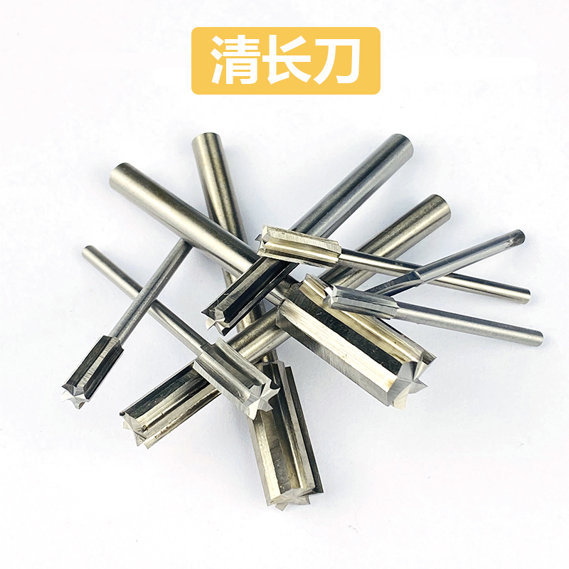 3mm clear bottom knife electric white steel knife woodworking carving knife slot clear bottom wood carving root carving drill 6mm clear long knife