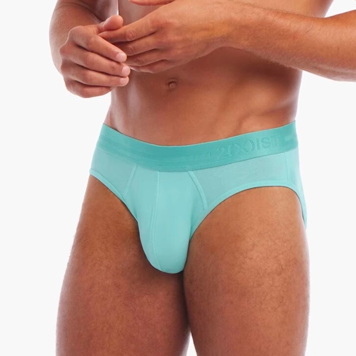 2Xist Underwear-Dream Series Low Waist Sexy Breathable Elastic Sports Sweat-Wicking Wrap-Around U-Convex with Modal