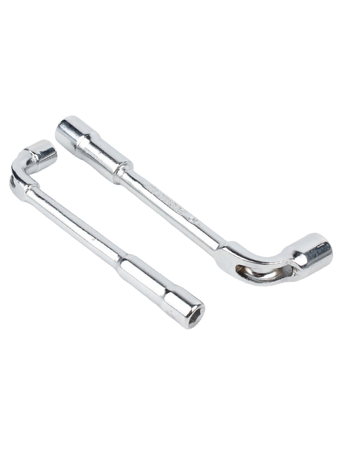 L-shaped sleeve wrench 7-shaped pipe-shaped elbow perforated wrench auto repair tool double-headed external hexagonal sleeve