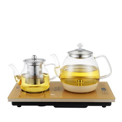 Cấp nước tự động dưới đáy, ấm điện, bàn trà, ấm đun nước, tích hợp ấm điện giữ nhiệt chuyên dụng, máy pha trà thủy tinh - ấm đun nước điện