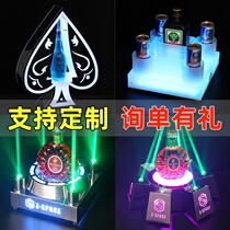 Bar atmosphere props ktv wine props glowing wine holder wine wine glass wine laser