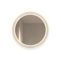 Bathroom mirror smart light-emitting mirror bathroom wall mirror round cosmetic mirror with light wall-mounted led decorative mirror