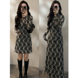 Сексуальное кружевное приталенное платье, юбка, увеличенная толщина, яркий броский стиль