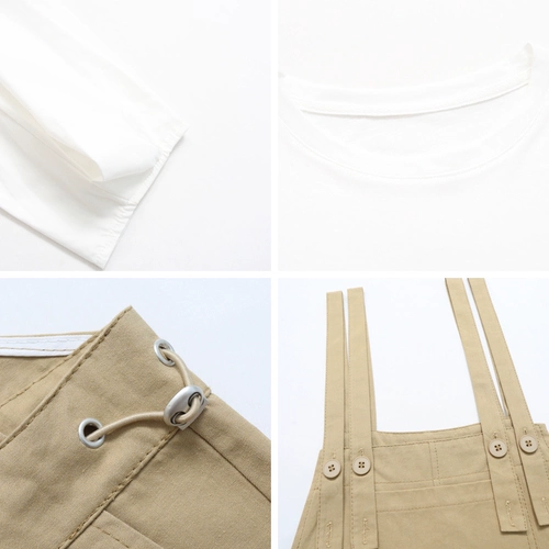 Комплект для отдыха, комбинезон, подтяжки, штаны, в западном стиле, подходит для подростков