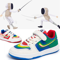 Velcro foot fencing shoes childrens fencing sneakers professional non-slip fencing training competition foil shoes saber