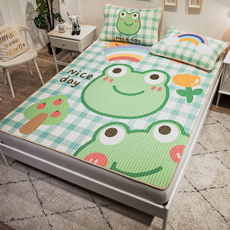 Thai latex cool seat can fold water cleaning children cartoon 1 2 m1 8m bed ice wire summer three pieces