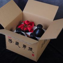 One pound ceramic wine bottle sealed empty bottle with foam can be used to make wine vinegar jar hand-held bottle