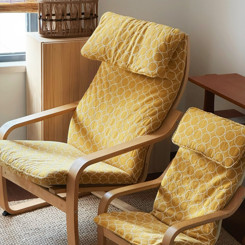 Poang Chair Cushion, Armchair Cushion, Tambourine, Rocking Chair Cushion