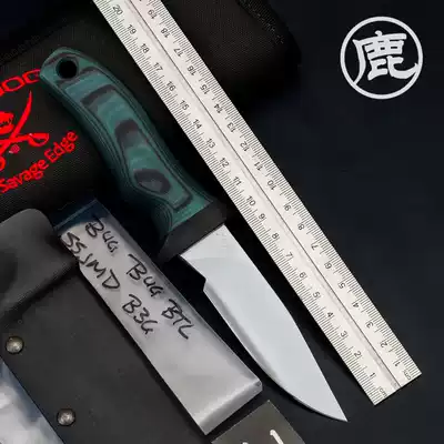 American MADDOG mad DOG outdoor super insect handmade high hardness military fan hobby burning blade small straight knife