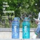 Summer Outdoor Large Tea Cup Kettle for Students, Portable 3000ml Large Capacity Sports Plastic Water Cup for Girls and Boys