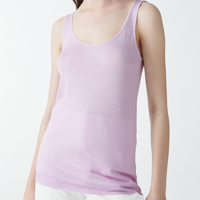 [Discount] Cos Domestic Store Genuine Women's Silk-Cotton Blend Round-Neck Vest 0865919005