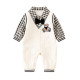 Baby clothes autumn jumpsuit cute super cute baby boy fake two-piece suit going out clothes romper spring and autumn coat