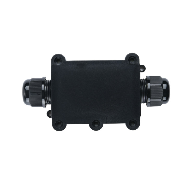 Outdoor waterproof junction box one in and one out, rainproof, can be buried, with terminals inside