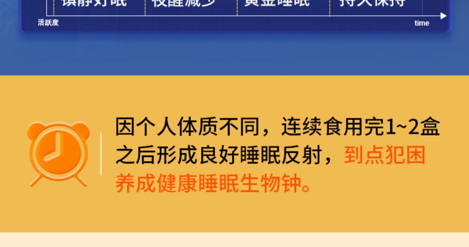 biosline进口意大利睡眠片调理生物钟神器