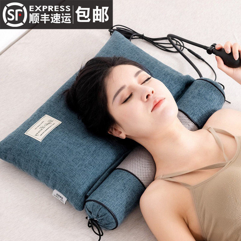Wormwood buckwheat cervical spine pillow sleep special sleep cylindrical pillow adult non-treatment vertebral repair correction pillow