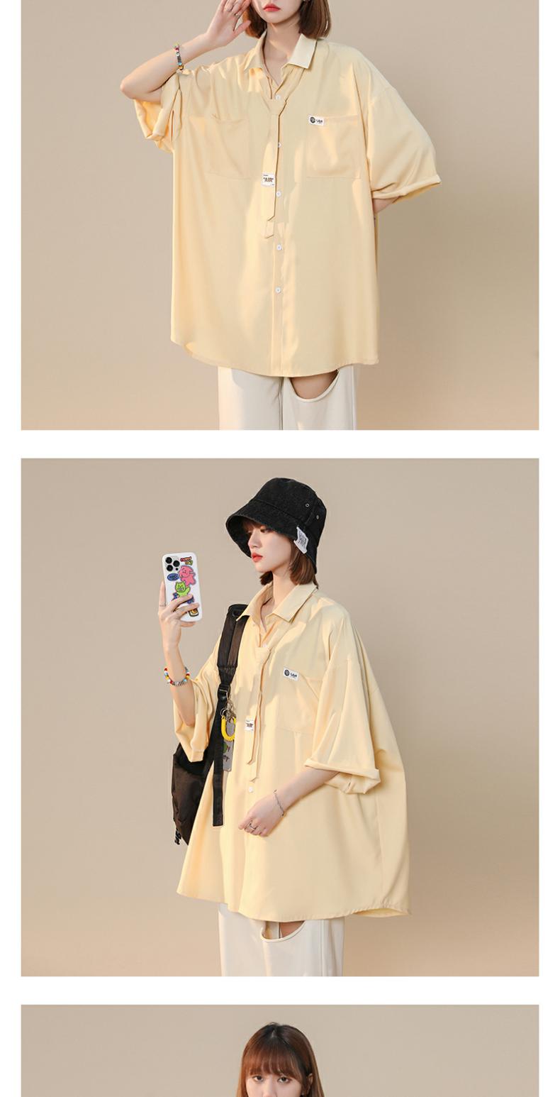 black Ice silk Short sleeve shirt female 2025 The new summer Thin money shirt loose coat easy Big size Women's wear Put on your clothes