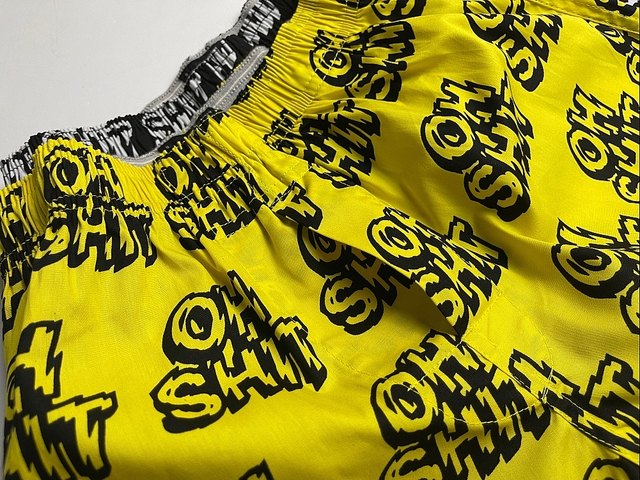 ໂສ້ງລູກສອນ h*f skateboard trendy print hip hop jamaican loose big pants pure cotton home pants underwear couple