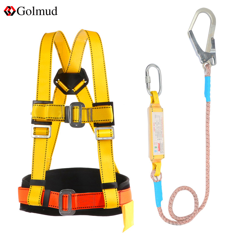 Gorm safety belt aerial work safety rope outdoor anti-fall electrician construction belt safety belt 886