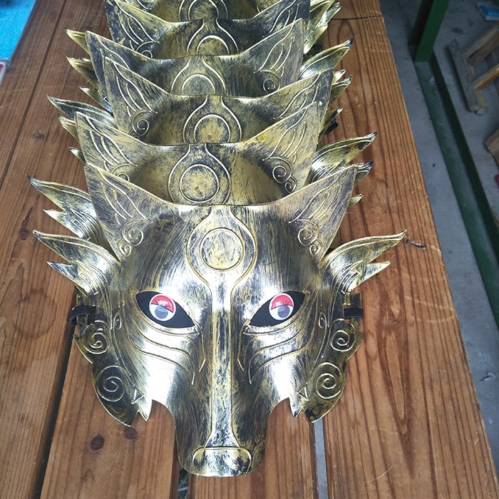 Wolf Kill Mask Wolf Killing Props Outdoor Play Mask Screenplay Kill Mask New Thickened Seal Eyewear Mask