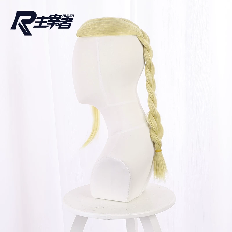 Мастер мастера Токийская мстительница Возрождение Дорога Лонггонг Храм Цзяньцзин Золотой цвет Стиль завораживающий косичка парики