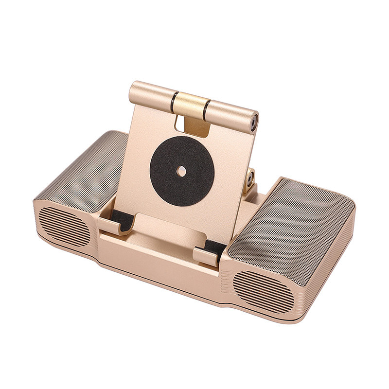 Mobile charge bracket Bluetooth sound three in one network red live student online class folding adjustable frame