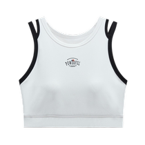 Sanfu ladies summer English fixed cup yoga vest sports style outer wear inner top for women 483988