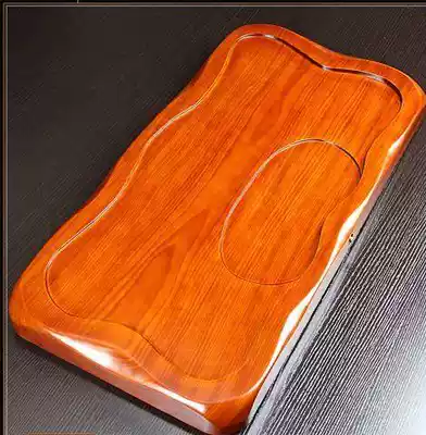 Huali Ebony whole solid wood tea tray office household Tea Sea size tea table simple kung fu tea set set