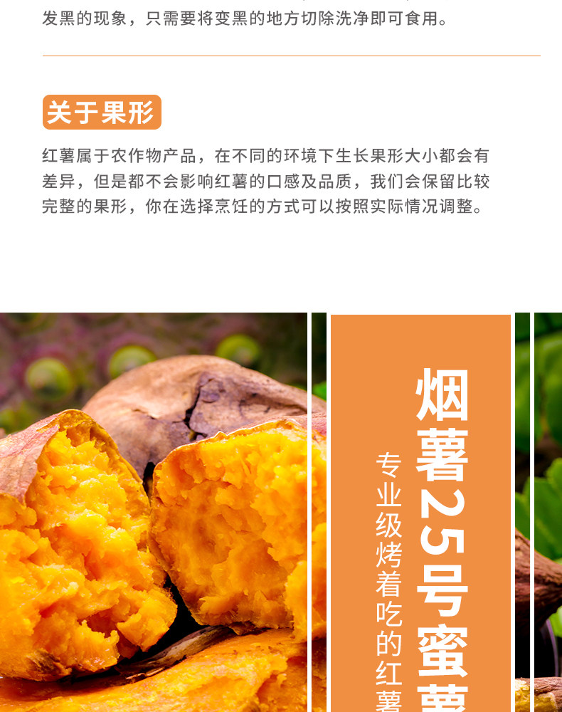 烟薯25号糖心蜜薯净*5斤 图1