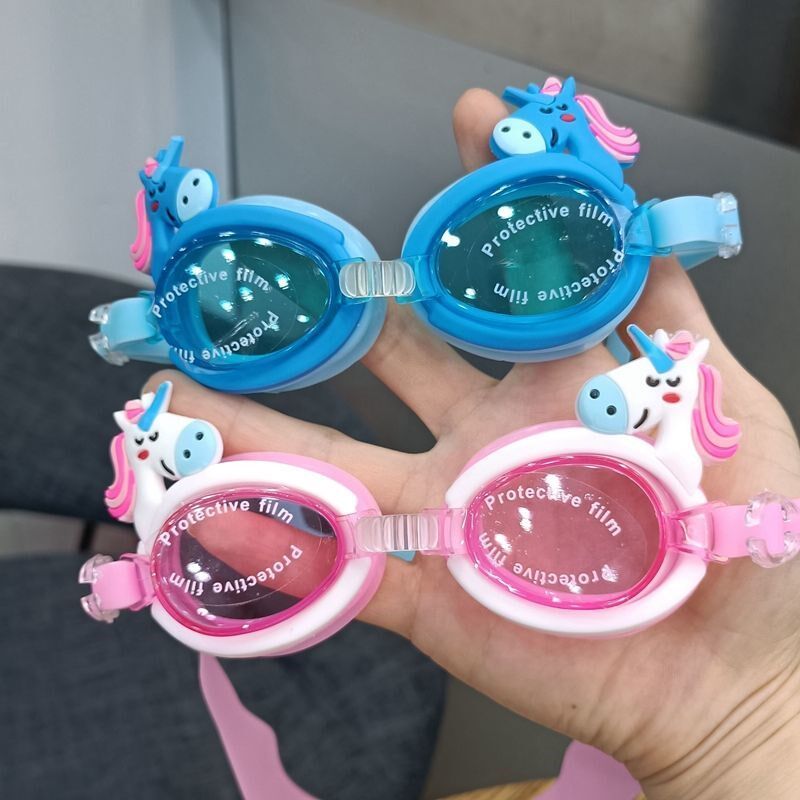 Foreign trade cartoon anti-fog anti-ultraviolet children swimming waterproof glasses swimming goggles for boys and girls swimwear