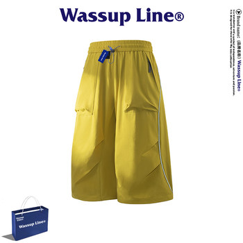 Wassupline trendy brand casual cropped pants for men