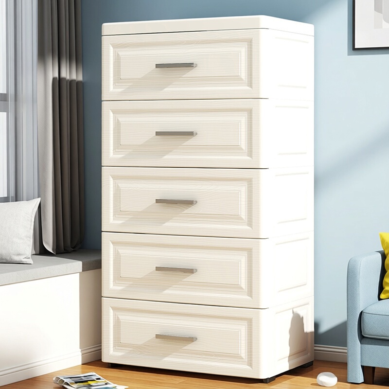 Household Drawer-Style Three-In-One Compartment Storage Box for Underwear, Bras, and Socks; a Wardrobe Organizer