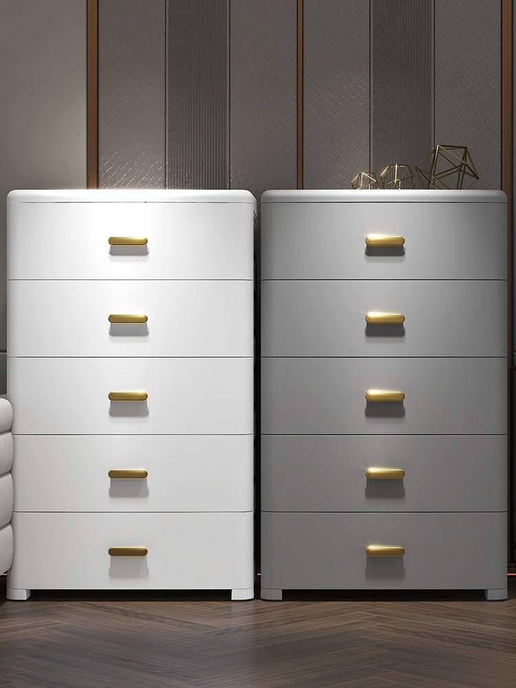 Thickened extra large storage box snack storage box drawer type household clothes locker baby toy finishing box