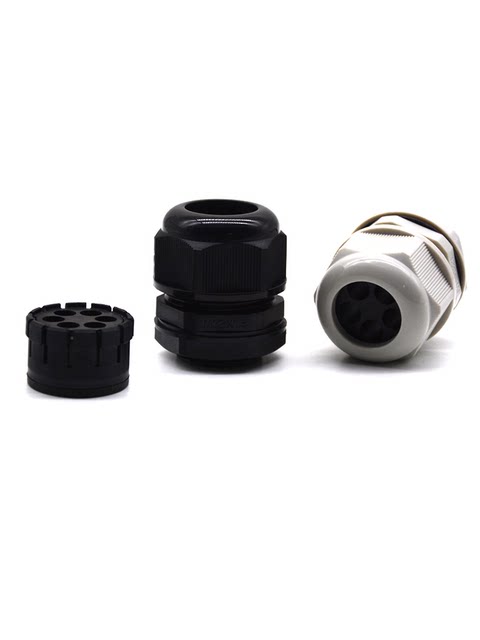 Nylon porous cable waterproof joint 2 holes 3 holes 4 holes 5 holes 6 holes 10 holes Glen head M multi-core plastic filler box