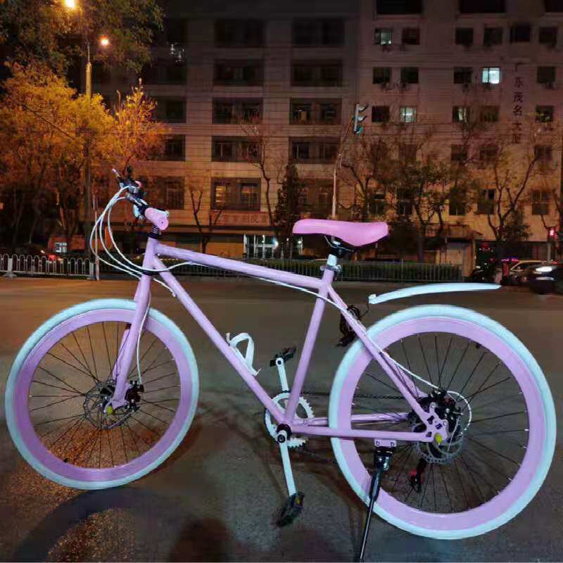 2021 new college students walking bicycle women's bicycles to go to work instead of walking and shifting adult adult small man
