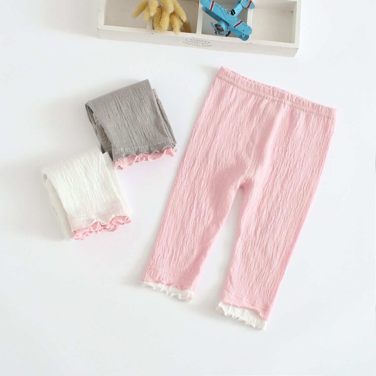 Girl inside lap pants summer 70% pure cotton boy clothes summer clothes baby safety pants children pure color pants thin shorts women